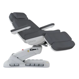 LANDON Podiatry Chair, FDA-Approved + 240° Swivel & Replaceable Cushions dark gray