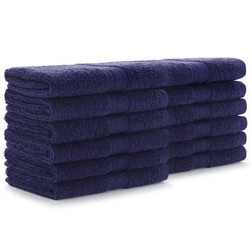 True Color Cotton Terry Makeup/Facial Cloths, 12" x 12" (12 Pack) ERC Wiping Products