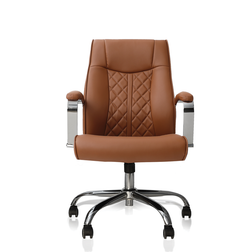J&A Nail Salon Furniture Customer Chair MONOCO, PU Leather Cappuccino