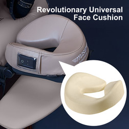 Master Massage Music Face Cushion, UltraPlush, Otter, Revolutionary Universal face Cushion