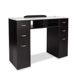J&A Manicure Table side view J&A Manicure Table side view