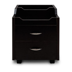 J&A Pedicure Accessory Cart, walnut J&A Pedicure Accessory Cart, walnut