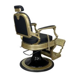 KINGSTON Barber Chair back view with headrest