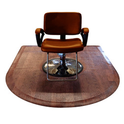 Rhino SOFTWOODS Extra Large Hair Salon Anti-Fatigue Floor Mat oak semi-rectangle front view Rhino SOFTWOODS Extra Large Hair Salon Anti-Fatigue Floor Mat oak semi-rectangle front view