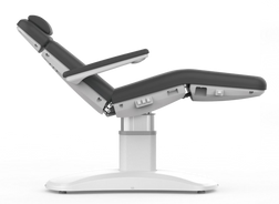 Electric Facial Chair, ORBIS Single Pedestal side view