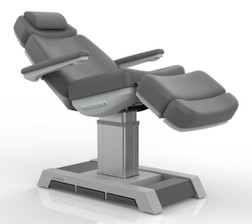 VISTA Electric Dermatology Chair + Foot Control dark gray