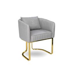 T-Spa Nail Salon Customer Chair, BERWIN  gray T-Spa Nail Salon Customer Chair, BERWIN  gray