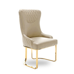T-Spa Nail Salon Customer Chair, DIANA khaki T-Spa Nail Salon Customer Chair, DIANA khaki
