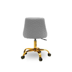 T-Spa Nail Technician Stool, Blake back view T-Spa Nail Technician Stool, Blake back view