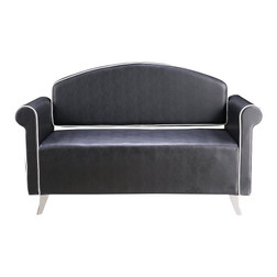 DIR Reception Seating, ROWLAND, Black, Front View DIR Reception Seating, ROWLAND, Black, Front View