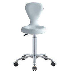 DIR Salon Furniture Technician Stool, FUTURO white front
