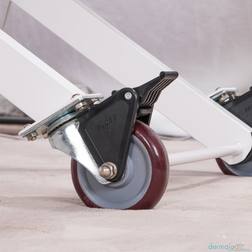 Lazio Electric Spa Treatment Table, 1 Motor, White, wheels Lazio Electric Spa Treatment Table, 1 Motor, White, wheels
