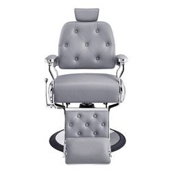 DIR Salon Furniture Barber Chair, TITAN Grey front