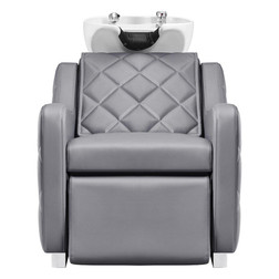 DIR Salon Furniture Shampoo Station/Backwash Unit, MINERVA grey front DIR Salon Furniture Shampoo Station/Backwash Unit, MINERVA grey front