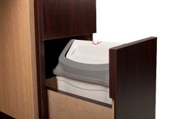 CLASSIC IMC Vented Manicure Nail Table, Triple trash can CLASSIC IMC Vented Manicure Nail Table, Triple trash can