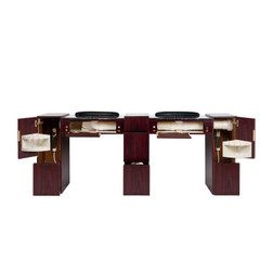 CLASSIC IMC Vented Manicure Nail Table, double back view CLASSIC IMC Vented Manicure Nail Table, double back view