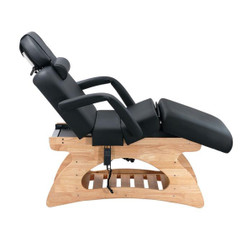 Comfort Soul SOLARA ELITE Spa Treatment Bed, Black, Side View