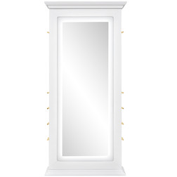 ADONIS III Hair Styling Station, Double-Sided white front view