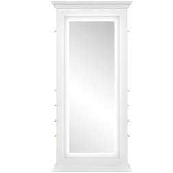 ADONIS Hair Styling Station white front view