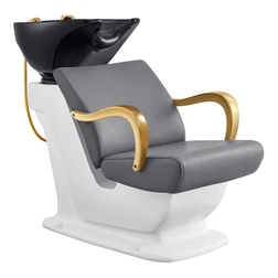 BECKMAN Shampoo Station gray with gold