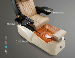 Toepia DM Pedicure Spa Chair Features