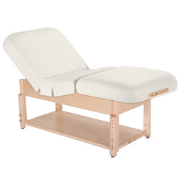 Sedona Medical Exam Table, Flat with Shelf base, Vanilla Creme