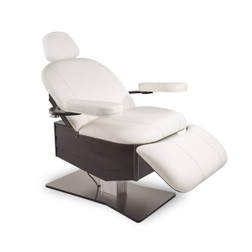 Tribeca All-in-One Electric Multi-Purpose Treatment Chair & Convertible Table  with Pivot Perfect Arms and reclined