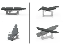 Oakworks 3050 Podiatry Table + Electric Double Pedestal Base Oakworks