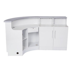 DIR Salon Furniture Reception Desk, JANUS back view DIR Salon Furniture Reception Desk, JANUS back view