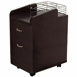 Whale Spa Rolling Trolley TR03, Chocolate