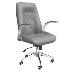 Whale Spa Diamond Nail Salon Customer Chair 3209, gray