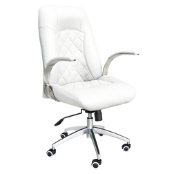Whale Spa Diamond Nail Salon Customer Chair 3209, white