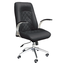 Whale Spa Diamond Nail Salon Customer Chair 3209, black