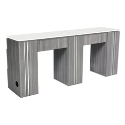 Whale Spa Manicure Table Tempo Collection Double NM906, Gray