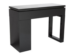 Whale Spa Manicure Table, Valentino Lux, black