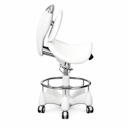 Tecnodent PLUTO Ergonomic Saddle Stool side view