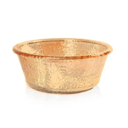 J&A Pedicure Spa Replacement Glass Bowl, Lenox, gold