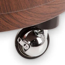 LEC Portable Roll-Up Pedicure Bowl wheel closeup