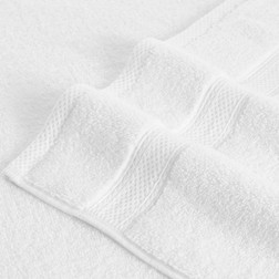 Lynova® Luxury White Salon & Spa Towels close up