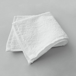 Euro White Cotton Spa Washcloths – 13" × 13", 300/Case