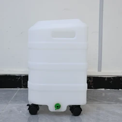 Jupiter Portable Head Spa SEWAGE Tank side view of drain spot