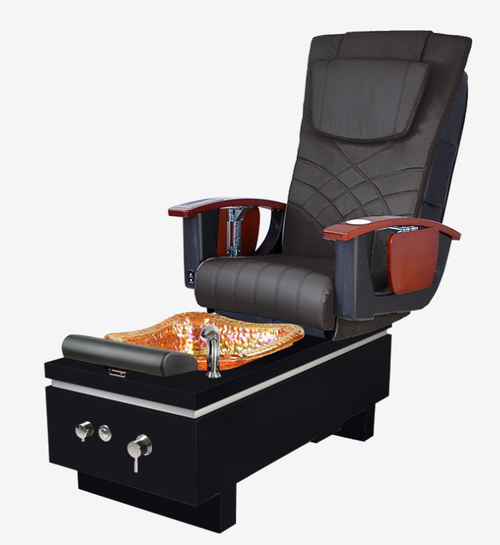 ANS Pedicure Chair, KATAI SG black Regis chair with black base