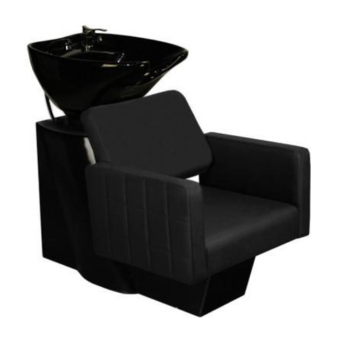 Deco Salon Furniture Shampoo Chair Station FAB all black