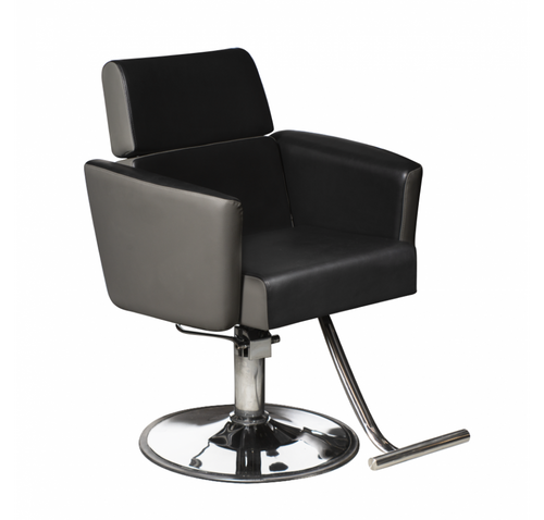 Deco Salon Furniture All Purpose Chair, ORIAN, black with gray