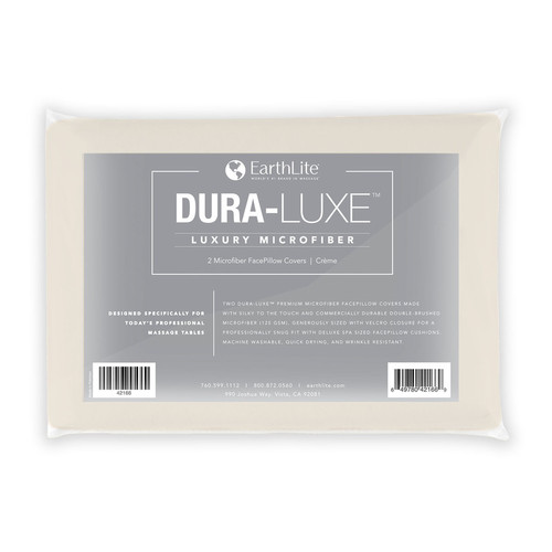 Earthlite Face Pillow Cover, Microfiber, DURA-LUXE, Natural