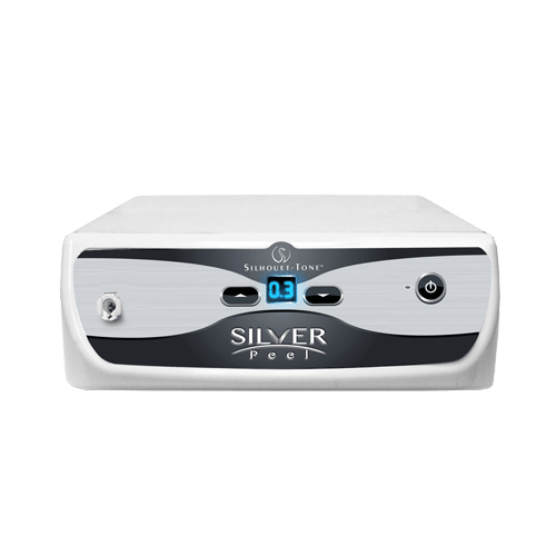 Silhouet-Tone Silver Peel Dual-Voltage Microdermabrasion System, Crystal Free