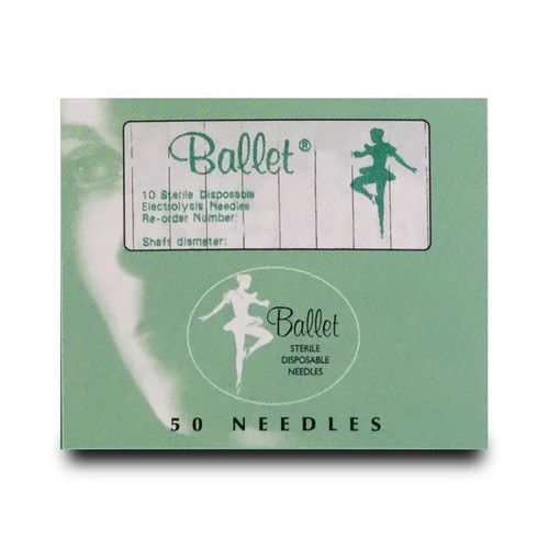 Silhouet-Tone Ballet Electrolysis Needles F5 Stainless (50/PKG)