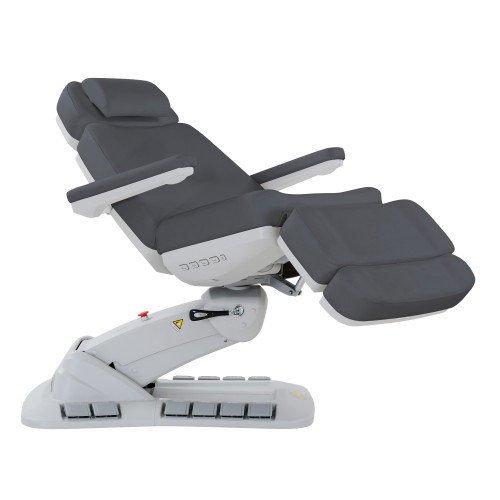 LANDON Podiatry Chair, FDA-Approved + 240° Swivel & Replaceable Cushions dark gray