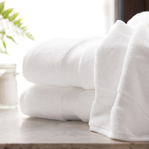 Lynova® Luxury White Salon & Spa Towels - full body