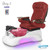 Gulfstream Pedicure Spa Chair DAISY 3, burgundy